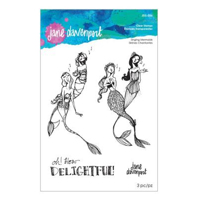 Spellbinders Clear Stamps - Singing Mermaids